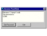 Access PassView 1.12 Microsoft Access密码恢复工具